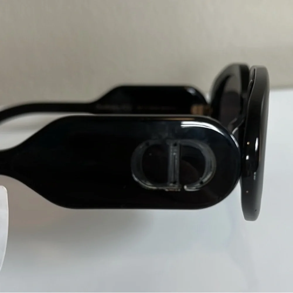 Dior Black Oval Sunglasses - Picture 2 of 6